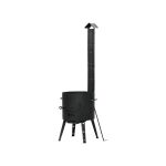 Krāsns kazanam Ø43 cm ar skursteni (piemērots 16 L kazanam) Davr Metall