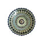 Lagan - Uzbek dish (decorative) 34 cm, ribbed mekhrob